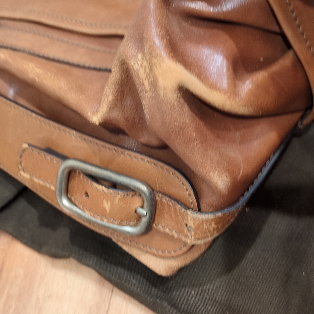 Tod's Vintage G-Line Bag Brown Leather Easy Sacca PROJECT Shoulder Purse Dustbag - Picture 10 of 17